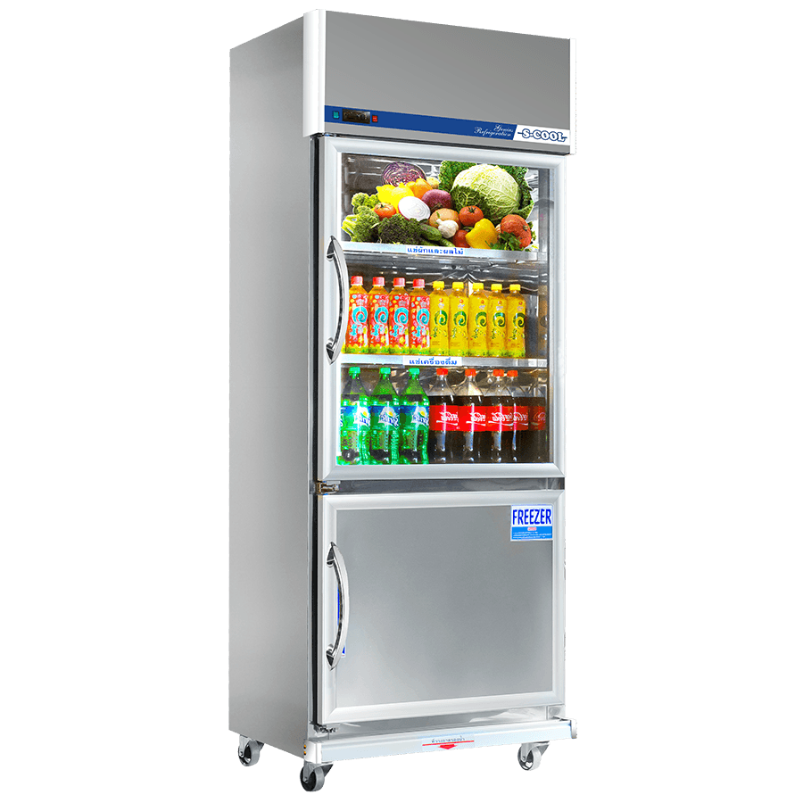 ตู้แช่เครื่องดื่มสแตนเลส 2 ประตู S-COOL STVM82 ความจุ 17.88 คิว (พรีออเดอร์ 7-10 วัน)_1